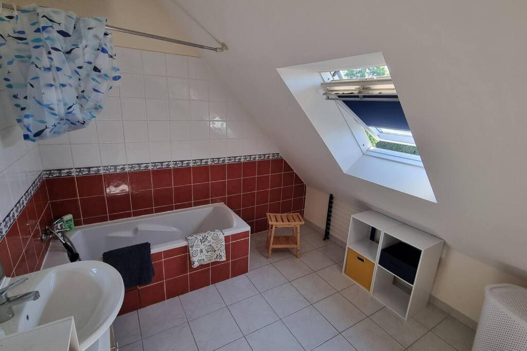 Maison De Famille Situee A Saint-Molf. Buitenkant foto